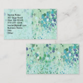 Abstract Wallpaper Fine Floral Visitekaartje (Voorkant / Achterkant)