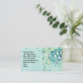 Abstract Wallpaper Fine Floral Visitekaartje (Staand voorkant)