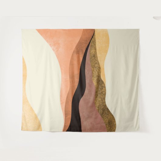Abstract Wandkleed (Voorkant (horizontaal))