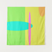 Abstract Wandkleed (Voorkant (horizontaal))