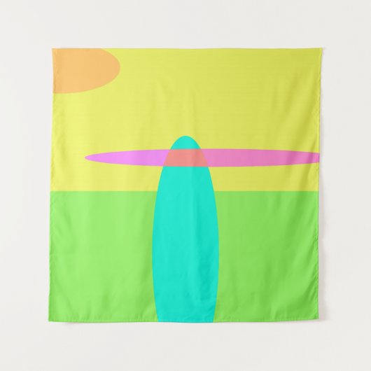 Abstract Wandkleed (Voorkant)