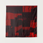 Abstract Wandkleed (Voorkant (horizontaal))
