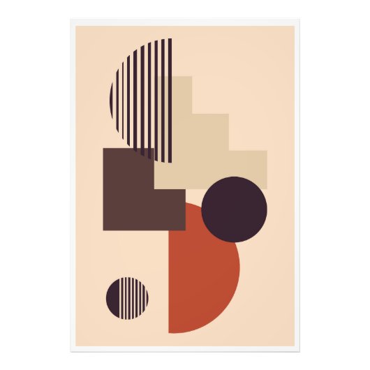 Abstract wandontwerp foto afdruk (Voorkant)