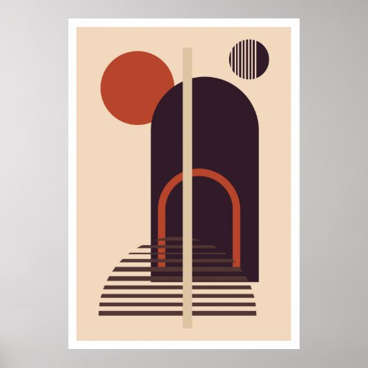Abstract wandontwerp poster (Voorkant)
