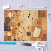 Abstract Warm Minimalist Layers Tissue Paper Tissuepapier (Craft)