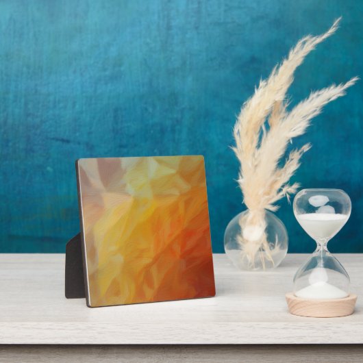 Abstract Warmth: Impressionist Mosaic Fotoplaat (Insitu)