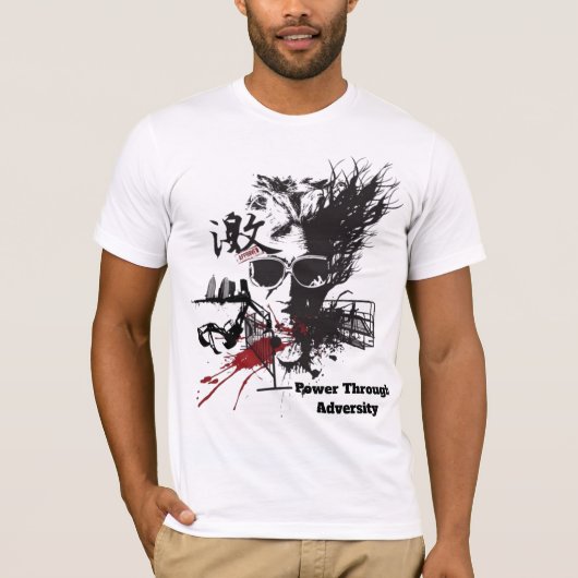 Abstract Warrior Art T-shirt (Voorkant)