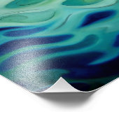 Abstract water en vocht foto afdruk (Hoek)