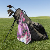 ABSTRACT WATER GOLFHANDDOEK (Groen)