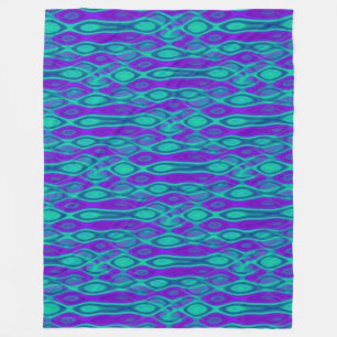 Abstract water naadloos patroon II + uw ideeën Fleece Deken