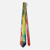Abstract Watercolor Art Tie Stropdas (Voorkant)
