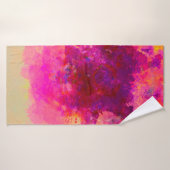 Abstract watercolor background. Colorful texture.  Badhanddoek (Badhanddoek)