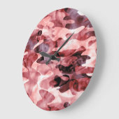 Abstract watercolor camouflage: tie-dye. grote klok (Hoek)