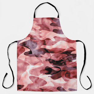Abstract watercolor camouflage: tie-dye. schort