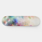 Abstract Watercolor Florals Skateboard (Horizontaal)