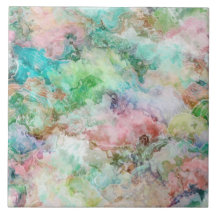 Abstract Watercolor Grunge Oceaanpatroon