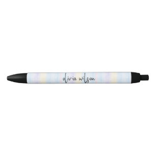 Abstract Watercolor Monogram Zwarte Inkt Pen
