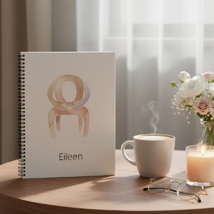 Abstract Watercolor Notitieboek voor Moeder