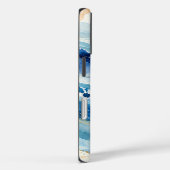 Abstract Watercolor Oceaangolvenpatroon Case-Mate iPhone Case (Achterkant / Rechts)