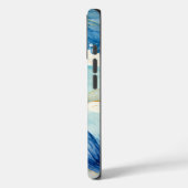 Abstract Watercolor Oceaangolvenpatroon Case-Mate iPhone Case (Achterkant / Links)