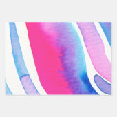 Abstract watercolor ontwerp inpakpapier vel (Voorkant 3)