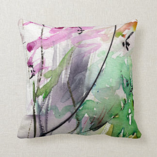 Abstract watercolor ontwerp mix en match 2 kussen