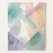 Abstract Watercolor  Planner (Achterkant)