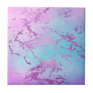 Abstract watercolor printpatroon in gemengde kleur tegeltje