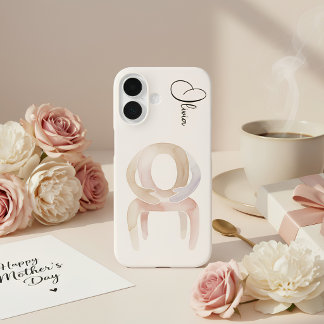 Abstract Watercolor Stoel van Comfort Telefoonhoes iPhone 16 Hoesje