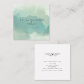 Abstract Watercolor Therapeut Visitekaartje (Voorkant / Achterkant)