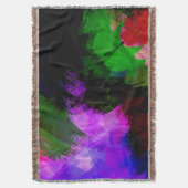 Abstract watercolor verf 2 deken (Voorkant Verticaal)