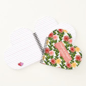 Abstract Watercolour Florals Notebook Clear Notitieboek (Binnen)