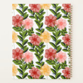 Abstract Watercolour Florals Planner (Achterkant)