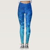 abstract waterglas leggings (Voorkant)