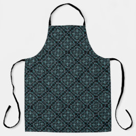 Abstract waterig gearceerd herhalend patroon met k schort