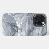 Abstract Waterig Grijs iPhone Hoesje (Achterkant horizontaal)