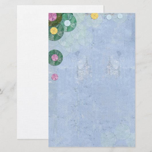 abstract waterleidingnet briefpapier (Voorkant / Achterkant)