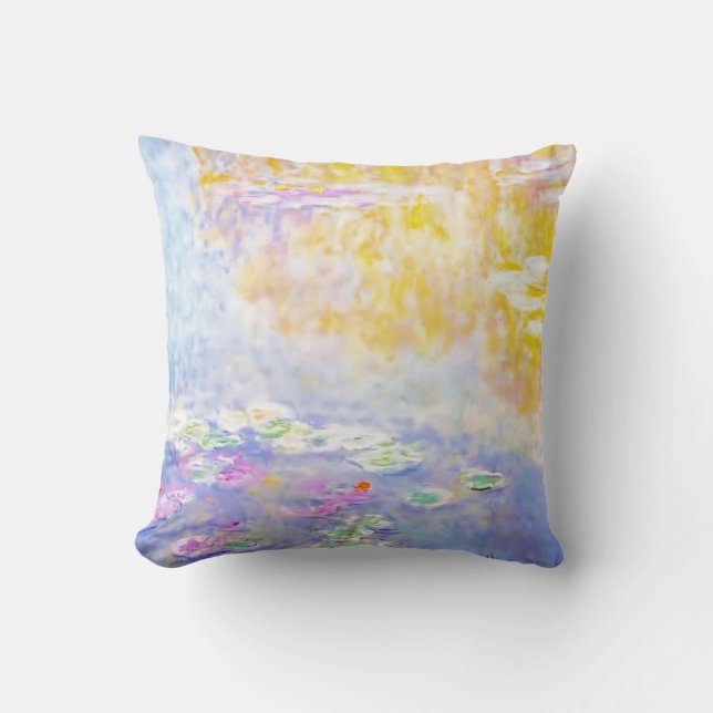 abstract, waterlelies van monet 7 kussen (Voorkant)