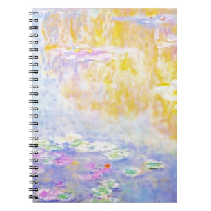 abstract, waterlelies van Monet 7 Notitieboek