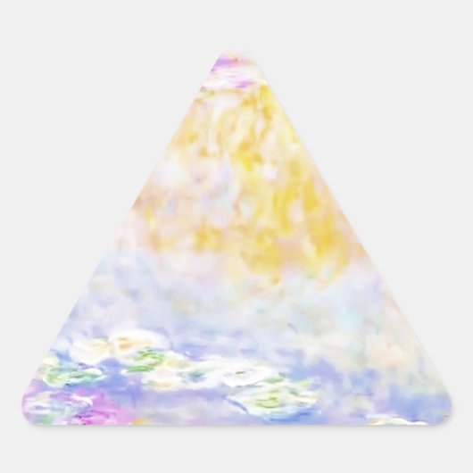 abstract, waterlelies van Monet 7 Sticker (Voorkant)