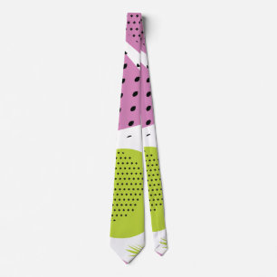 Abstract Watermeloen Trendy Vader  Stropdas