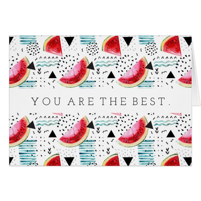 Abstract watermeloenpatroon (Voorkant Horizontaal)