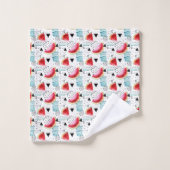 Abstract watermeloenpatroon bad handdoek (Wasdoekje)