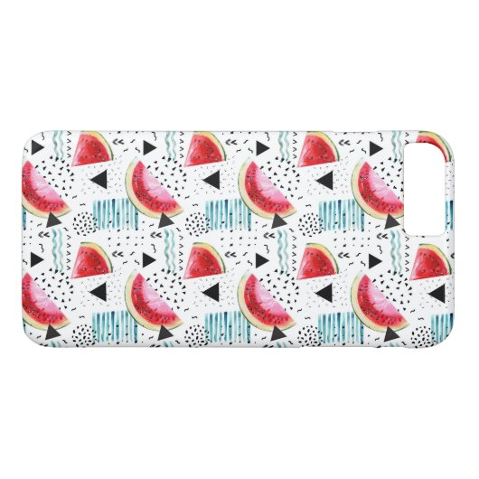 Abstract watermeloenpatroon Case-Mate iPhone case (Achterkant (Horizontaal))