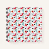 Abstract watermeloenpatroon notitieboek (Voorkant)