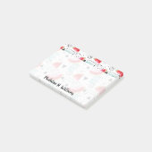 Abstract watermeloenpatroon post-it® notes (Schuin)