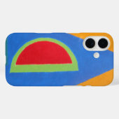Abstract Watermelon Splash Phone Case (Achterkant (horizontaal))