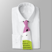 Abstract Watermelon Trendy Dad Stropdas (Gebonden)
