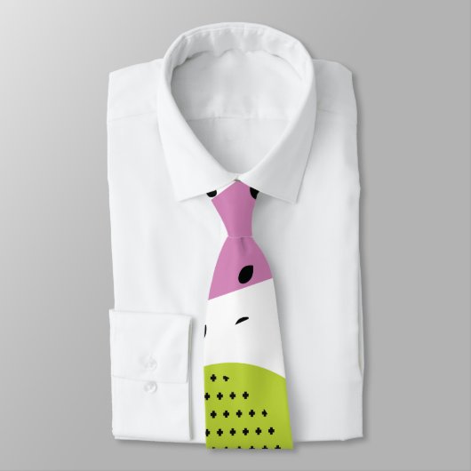 Abstract Watermelon Trendy Dad Stropdas (Gebonden)