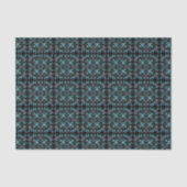 Abstract waterpatroon met schaduw en krullen tissuepapier (Voorkant)